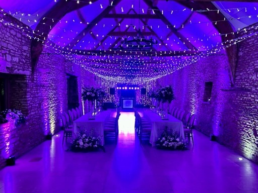 Wedding DJ Complete with Mood uplighting Caswell House Brize Norton