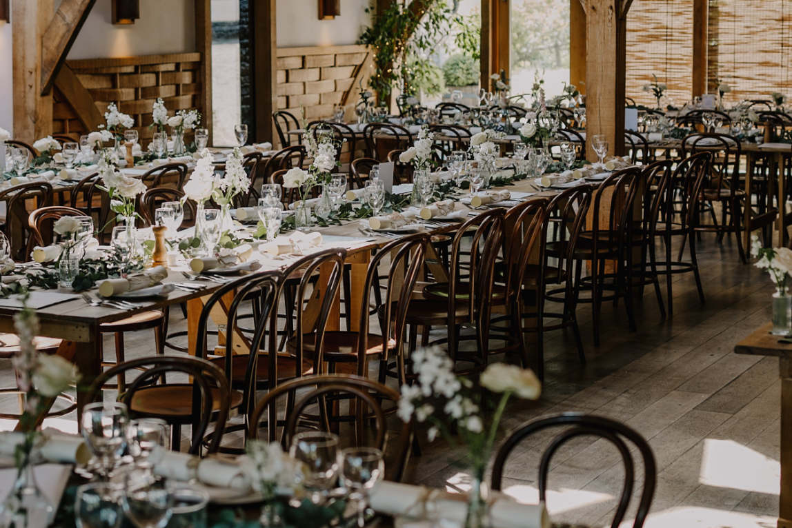 Cripps Barn Wedding Venue Wedding breakfast